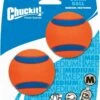Chuckit! Chuckit Ultra Ball Hondenspeelgoed - Oranje - M - 2 Ballen - Ø 6cm