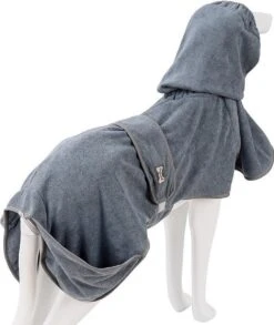 Super Absorberende Honden Badjas Grijs Maat L 14 Super Absorberende Honden Badjas Grijs Maat L -Hondenbenodigdheden 1012x1200