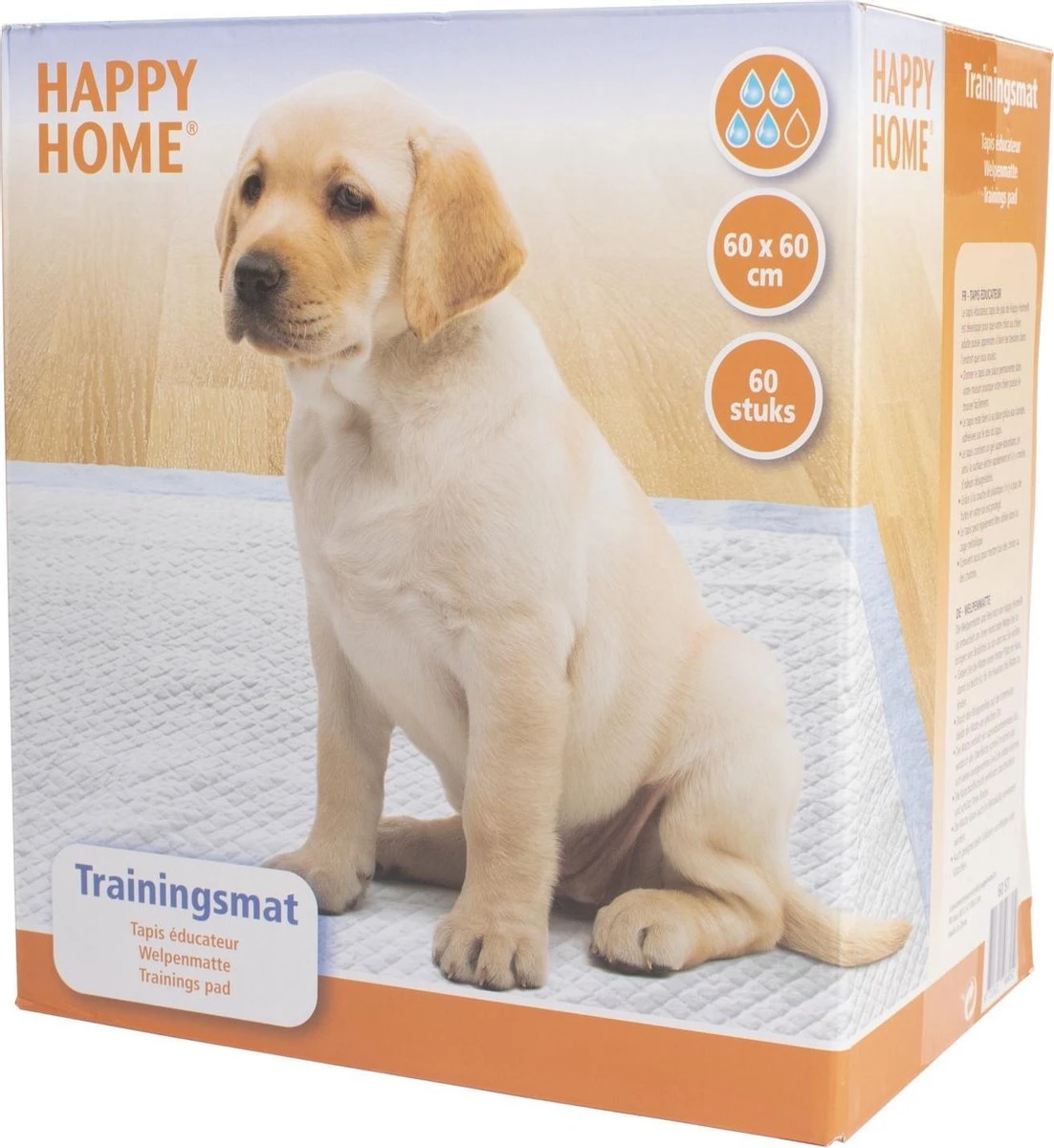 Happy Home Trainingsmat - Zindelijkstraining - 60 Stuks - 60X60 Cm 1 Happy Home Trainingsmat - Zindelijkstraining - 60 Stuks - 60X60 Cm