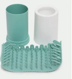 Merkloos Hondenpoten Reiniger - Hond - Kat - Hondenborstel - Grijs -Hondenbenodigdheden 1104x1200