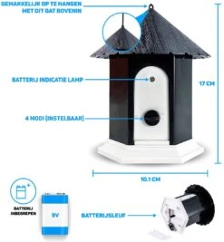 Vulpes Pets® Anti Blaf Apparaat Pro - Anti Blafband Voor Alle Honden - Luxe Hondentrainer - Diervriendelijk & Zonder Schok - Inclusief 9V Batterij - Waterbestendig - Ophangbaar - Instelbare Ultrasone Niveauregeling - 4 Standen -Hondenbenodigdheden 1111x1200 1