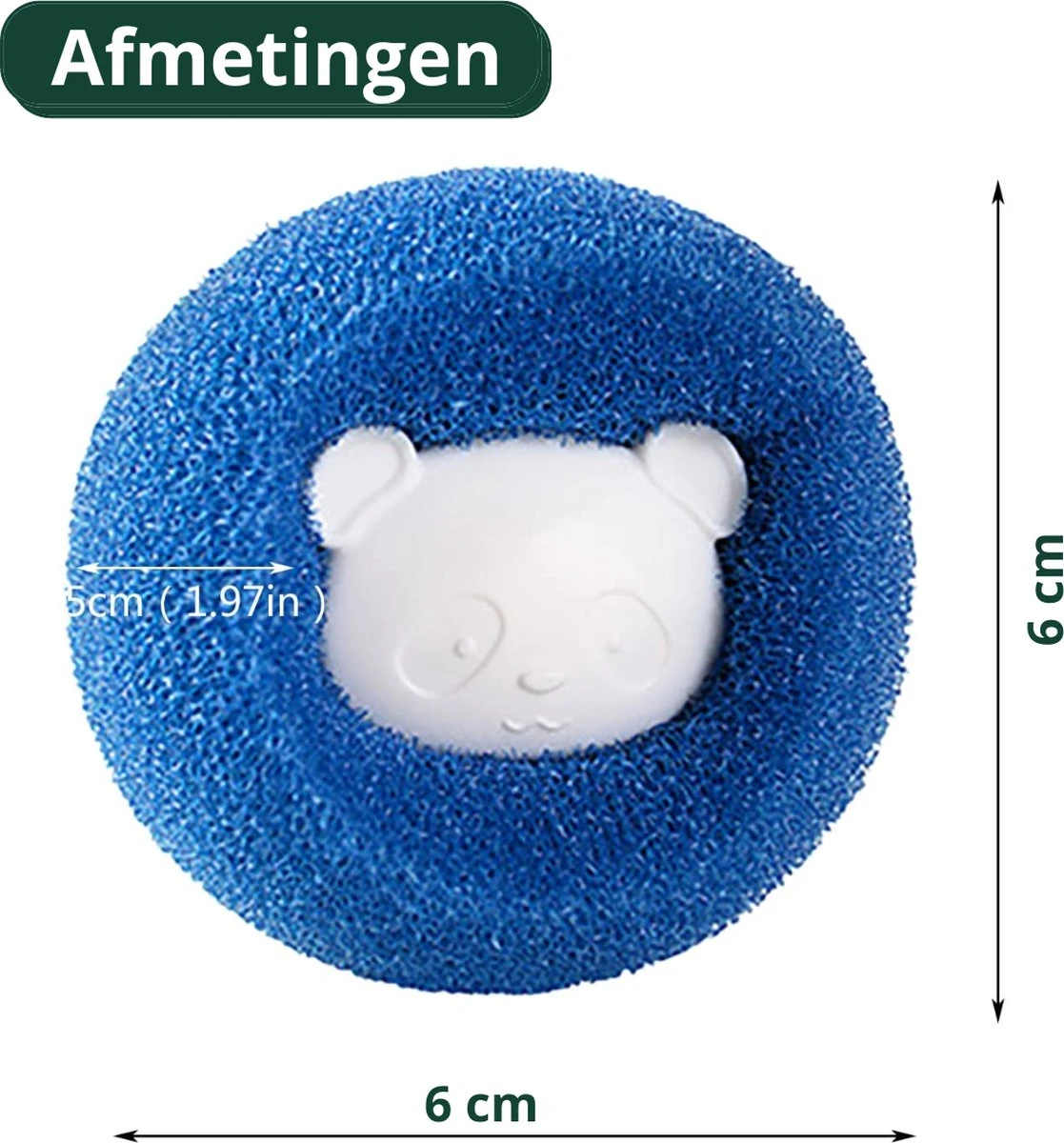 De Blaffende Kat Wasdrogerbollen - Droger Ballen - Huisdier Haarverwijderaar - 4 Wasbollen Voor Wasmachine En Droger 4 De Blaffende Kat Wasdrogerbollen - Droger Ballen - Huisdier Haarverwijderaar - 4 Wasbollen Voor Wasmachine En Droger - Afbeelding 4