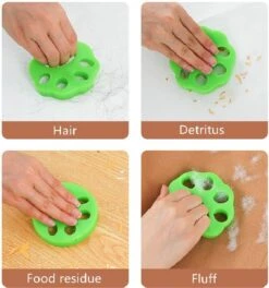Merkloos Wasmachine Herbruikbare Haarverwijderaar - Huisdierhaar Verwijderaar - Anti Haren - Accessoires Wasmachine - Groen - 1 Stuks -Hondenbenodigdheden 1121x1200