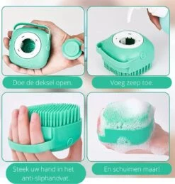 Merkloos Dierenborstel - Douche - Bad - Hond - Kat - Vachtverzorging - Scrubber - Borstel 7 Merkloos Dierenborstel - Douche - Bad - Hond - Kat - Vachtverzorging - Scrubber - Borstel -Hondenbenodigdheden 1146x1200