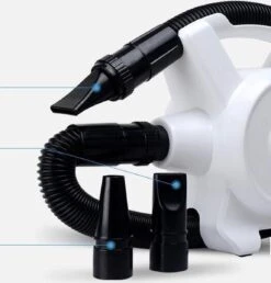 Hondenfohn - Waterblazer Met Draaiknop - 2400W Vermogen Met Warme En Koude Stand - Wit 18 Hondenfohn - Waterblazer Met Draaiknop - 2400W Vermogen Met Warme En Koude Stand - Wit -Hondenbenodigdheden 1151x1200