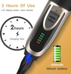 Nobleza Dieren Tondeuse Set - 4 Opzetkammen - Draadloos - Voor Huisdieren Katten & Honden -Hondenbenodigdheden 1159x1200