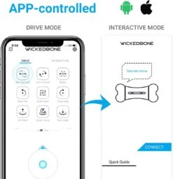 Cheerble Wickedbone|Automatisch Hondenspeeltje|Interactief En Intelligent Speelgoed Voor Honden|App & Bluetooth Bestuurbaar|USB Oplaadbaar -Hondenbenodigdheden 1161x1200 8