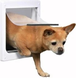 Trixie 2-Weg Hondenluik Wit - S-M 30 X 36 CM -Hondenbenodigdheden 1169x1200 1