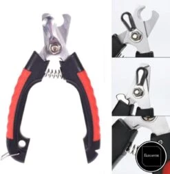 ElegaPet Professionele Nagelknipper Hond L - Rood Zwart - Dier - Nageltang Met Veiligheidsstop Nagelschaar -Hondenbenodigdheden 1173x1200 2