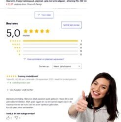 Sharon B - Puppy Training Pad - Plasmat - Beige Met Botjesprint - 80x90 Cm - Hondentoilet - Herbruikbaar - Wasbaar -Hondenbenodigdheden 1185x1200 3