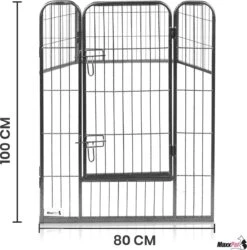 MaxxPet Puppyren - Hondenbench - Hondenren- Puppyren Met 8 Kennelpanelen - Staal -80 X 100 Cm Ø 210 Cm 16 MaxxPet Puppyren - Hondenbench - Hondenren- Puppyren Met 8 Kennelpanelen - Staal -80 X 100 Cm Ø 210 Cm -Hondenbenodigdheden 1186x1200 4