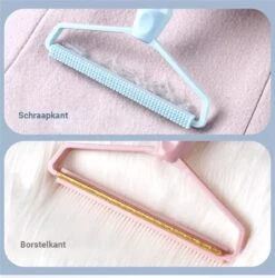 PRO-Deals | Dierenhaar Verwijderen - Haar Verwijderen - Type 2 - Kleur Roze - Kattenharen - Vachtverzorging - Hondenharen - Pluizenverwijderaar - Haaruitval - Kledingreiniger -Hondenbenodigdheden 1187x1200