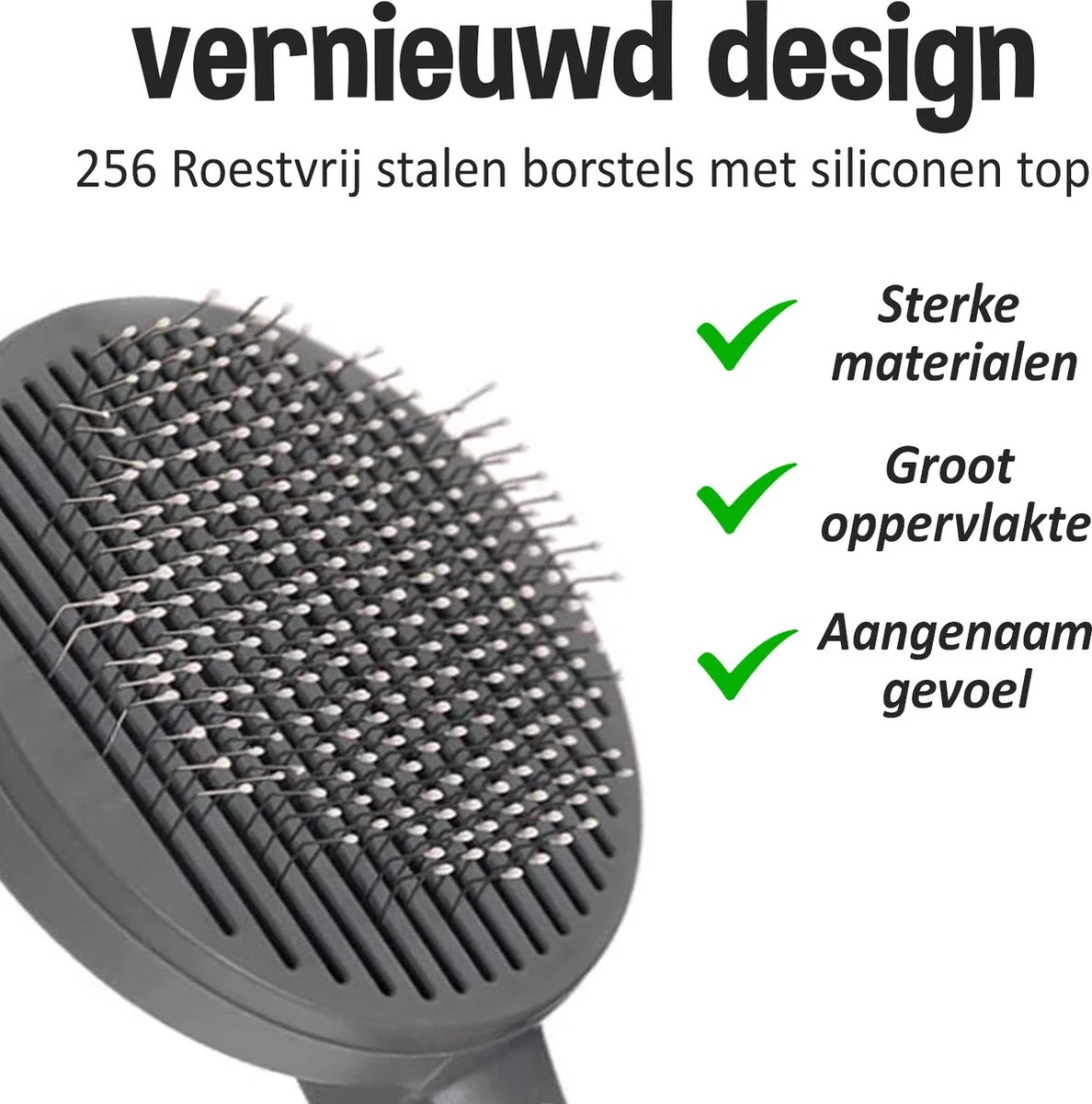 Pakeway Kattenborstel – Hondenborstel – Haarverwijderaar Voor Huisdieren – Kattenkam - Kortharig - Langharig - Inclusief Ebook! 3 Pakeway Kattenborstel – Hondenborstel – Haarverwijderaar Voor Huisdieren – Kattenkam - Kortharig - Langharig - Inclusief Ebook! - Afbeelding 3