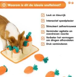 Premium Snuffelmat Voor Hond En Kat - Intelligentie Speelgoed - Snuffel Mat Puppy - IQ Hondenspeeltjes - Educatieve Training Huisdier - Snuffeltrainer Hondenpuzzel - Educatief Speelgoed - Vetalo -Hondenbenodigdheden 1189x1200 9