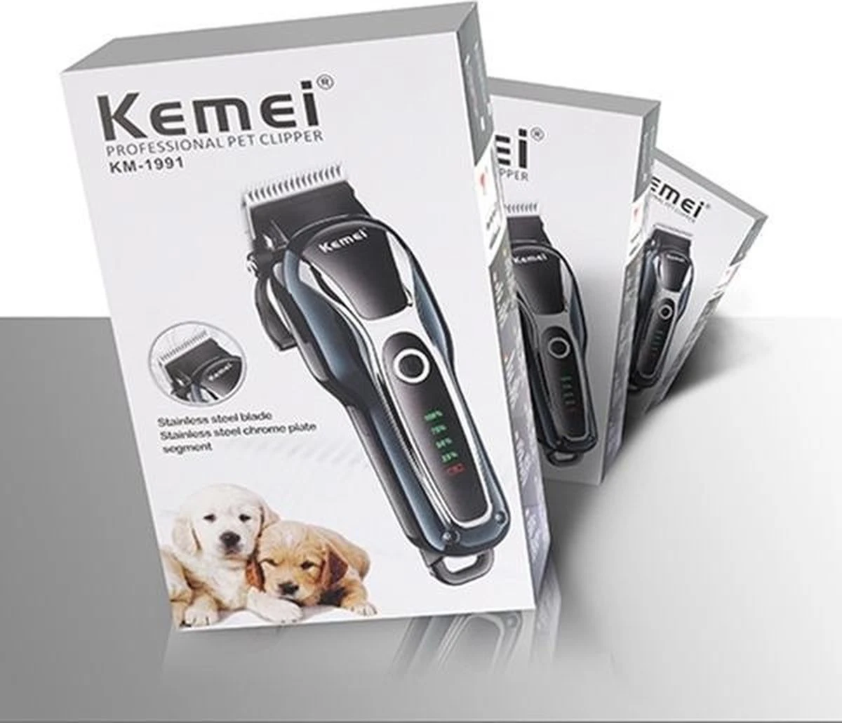 Merkloos Dierentondeuse + Haren Verwijderaar - Scheerapparaat Voor Honden En Katten - 4 Opzetstukken - Oplaadbaar - Draadloos - Stil - Verschillende Haar En Vachtlengtes - Hondentrimmer - Honden Trimmer - Honden Knippen - Haren Knippen 4 Merkloos Dierentondeuse + Haren Verwijderaar - Scheerapparaat Voor Honden En Katten - 4 Opzetstukken - Oplaadbaar - Draadloos - Stil - Verschillende Haar En Vachtlengtes - Hondentrimmer - Honden Trimmer - Honden Knippen - Haren Knippen - Afbeelding 4