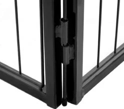 Transformeerbare Hondenren - Dieromheining Van 60 Cm Hoog En 210 Cm Diagonaal - Zwart -Hondenbenodigdheden 1200x1061 4