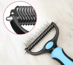 Merkloos 2 Zijdige Ondervacht Hondenkam - Hondenborstel Kortharig/Langharig - Kattenkam - Klittenkam Kat/Hond - Kattenborstel - 10 Cm. -Hondenbenodigdheden 1200x1078