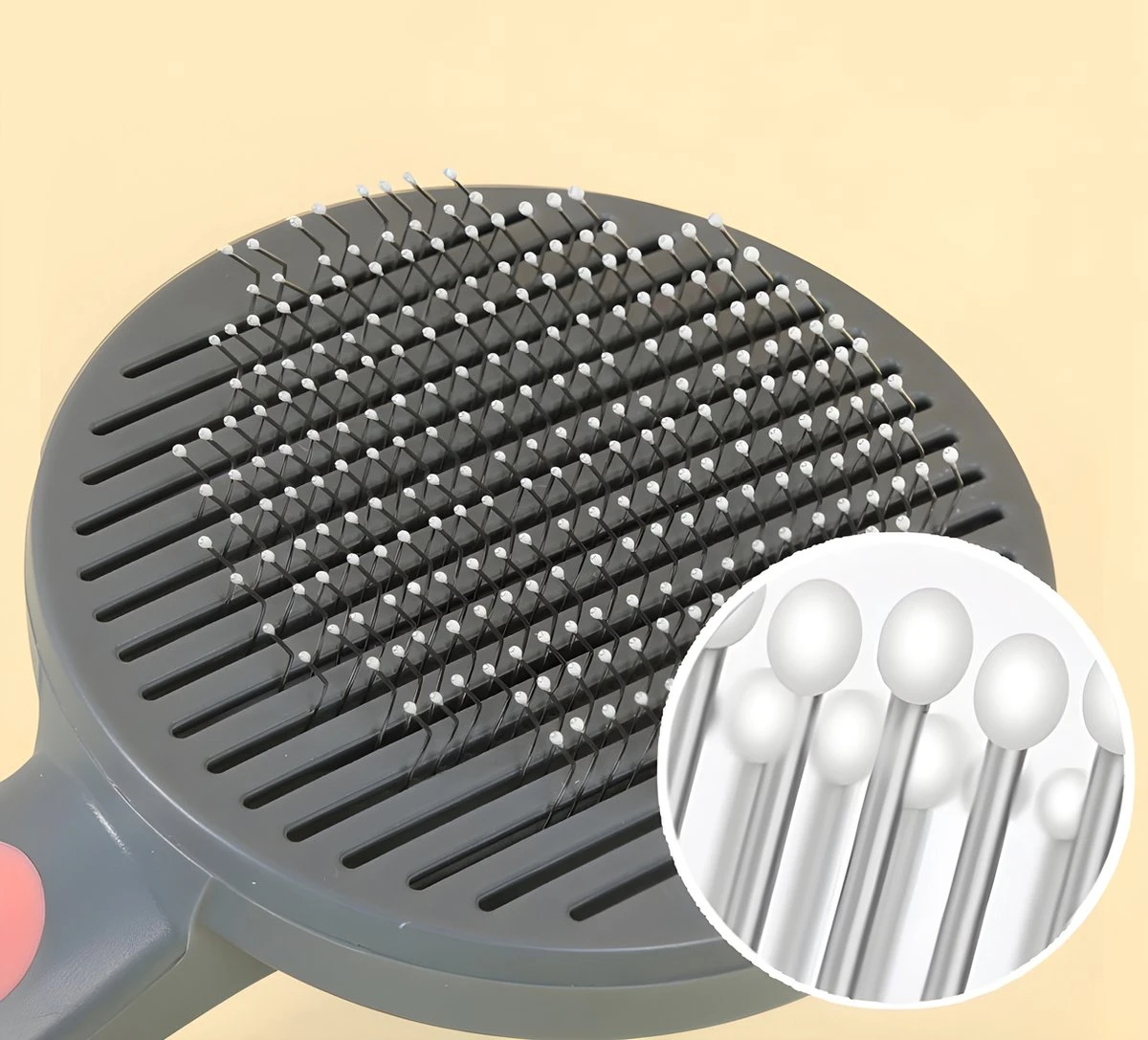 Pakeway T9 - Kattenborstel - Zelfreinigende Kattenkam - Roze - Massageborstel - 19,3 Cm 5 Pakeway T9 - Kattenborstel - Zelfreinigende Kattenkam - Roze - Massageborstel - 19,3 Cm - Afbeelding 5