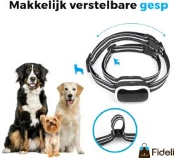 Fideli Anti Blafband - Zonder Schok - Grote En Kleine Honden - Oplaadbaar - LED Verlichte Band -Hondenbenodigdheden 1200x1095