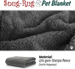 Snug-Rug Huisdier Deken Voor Honden En Katten – Small Slate Grey Kattendeken Hondendeken – Vetbed Hond Bench Bank Fleece Kat Dierendeken Kattendekentjes Kattendekentje Dierenmat Hondenmat Plaid Kattendekens Kattenplaid -Hondenbenodigdheden 1200x1099 1