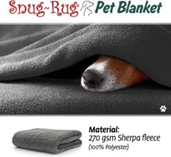 Snug-Rug Huisdier Deken Voor Honden En Katten – Small Slate Grey Kattendeken Hondendeken – Vetbed Hond Bench Bank Fleece Kat Dierendeken Kattendekentjes Kattendekentje Dierenmat Hondenmat Plaid Kattendekens Kattenplaid -Hondenbenodigdheden 1200x1099 2