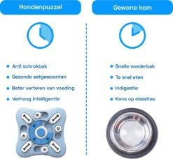 Honden Speelgoed Intelligentie – Hondenpuzzel - Interactieve Training – Voorkomt Verveling – 16 Vakjes – 11 Verplaatsbare Schuifjes - Denkspelletjes Voor Honden - Anti Schrokbak Hond – LumifyMe -Hondenbenodigdheden 1200x1108 6