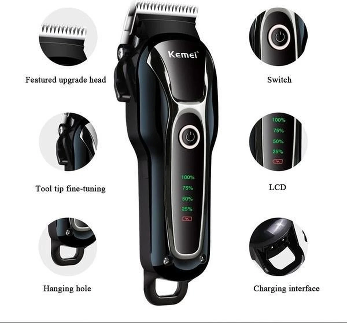 Merkloos Dierentondeuse + Haren Verwijderaar - Scheerapparaat Voor Honden En Katten - 4 Opzetstukken - Oplaadbaar - Draadloos - Stil - Verschillende Haar En Vachtlengtes - Hondentrimmer - Honden Trimmer - Honden Knippen - Haren Knippen 6 Merkloos Dierentondeuse + Haren Verwijderaar - Scheerapparaat Voor Honden En Katten - 4 Opzetstukken - Oplaadbaar - Draadloos - Stil - Verschillende Haar En Vachtlengtes - Hondentrimmer - Honden Trimmer - Honden Knippen - Haren Knippen - Afbeelding 6
