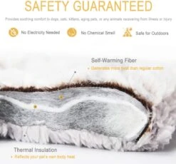 Merkloos Zelfverwarmende Dierendeken Zonder Stroom Thermo Deken Hond Kat Inclusief Adreslabel 70 X 47 Cm -Hondenbenodigdheden 1200x1118 4