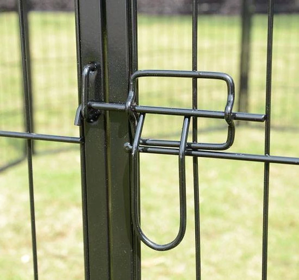 Merkloos Topmast Premium Puppyren - 80 Cm Hoog - 640 Cm Omtrek - Hondenren - Hondenhok - Antraciet 3 Merkloos Topmast Premium Puppyren - 80 Cm Hoog - 640 Cm Omtrek - Hondenren - Hondenhok - Antraciet - Afbeelding 3