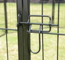 Topmast Premium Puppyren - Zwart - Hondenren - Opvouwbaar - 80 Cm Hoog - Binnen - Voor Puppy's En Honden -Hondenbenodigdheden 1200x1123 8