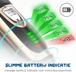 Pawwy Dieren Tondeuse Set Draadloos Voor Honden En Katten – Voor Dikke Vacht - Hondentondeuse – Hondentrimmer - Scheerapparaat - Goud -Hondenbenodigdheden 1200x1135 1