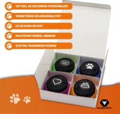 Vulpes Pets® PRO Praatknop Voor Honden Met Speelmat - Dogbuttons - Laat Uw Huisdier Spreken - Hondenspeelgoed - Honden Training - Inclusief E-Book En Speelmat -Hondenbenodigdheden 1200x1140 12