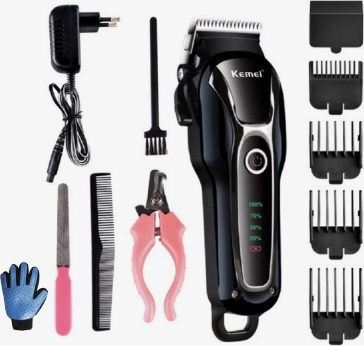 Merkloos Dierentondeuse + Haren Verwijderaar - Scheerapparaat Voor Honden En Katten - 4 Opzetstukken - Oplaadbaar - Draadloos - Stil - Verschillende Haar En Vachtlengtes - Hondentrimmer - Honden Trimmer - Honden Knippen - Haren Knippen 1 Merkloos Dierentondeuse + Haren Verwijderaar - Scheerapparaat Voor Honden En Katten - 4 Opzetstukken - Oplaadbaar - Draadloos - Stil - Verschillende Haar En Vachtlengtes - Hondentrimmer - Honden Trimmer - Honden Knippen - Haren Knippen