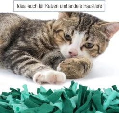 Bella & Balu Snuffelmat Voor Honden (45 X 30 Cm) - Het Snuffelmatten Dient Als Interactief Zoekspel, Bevordert Het Natuurlijk Zoeken Naar Voedsel En Traint De Reukzin Van Uw Hond (Groen) -Hondenbenodigdheden 1200x1142 10