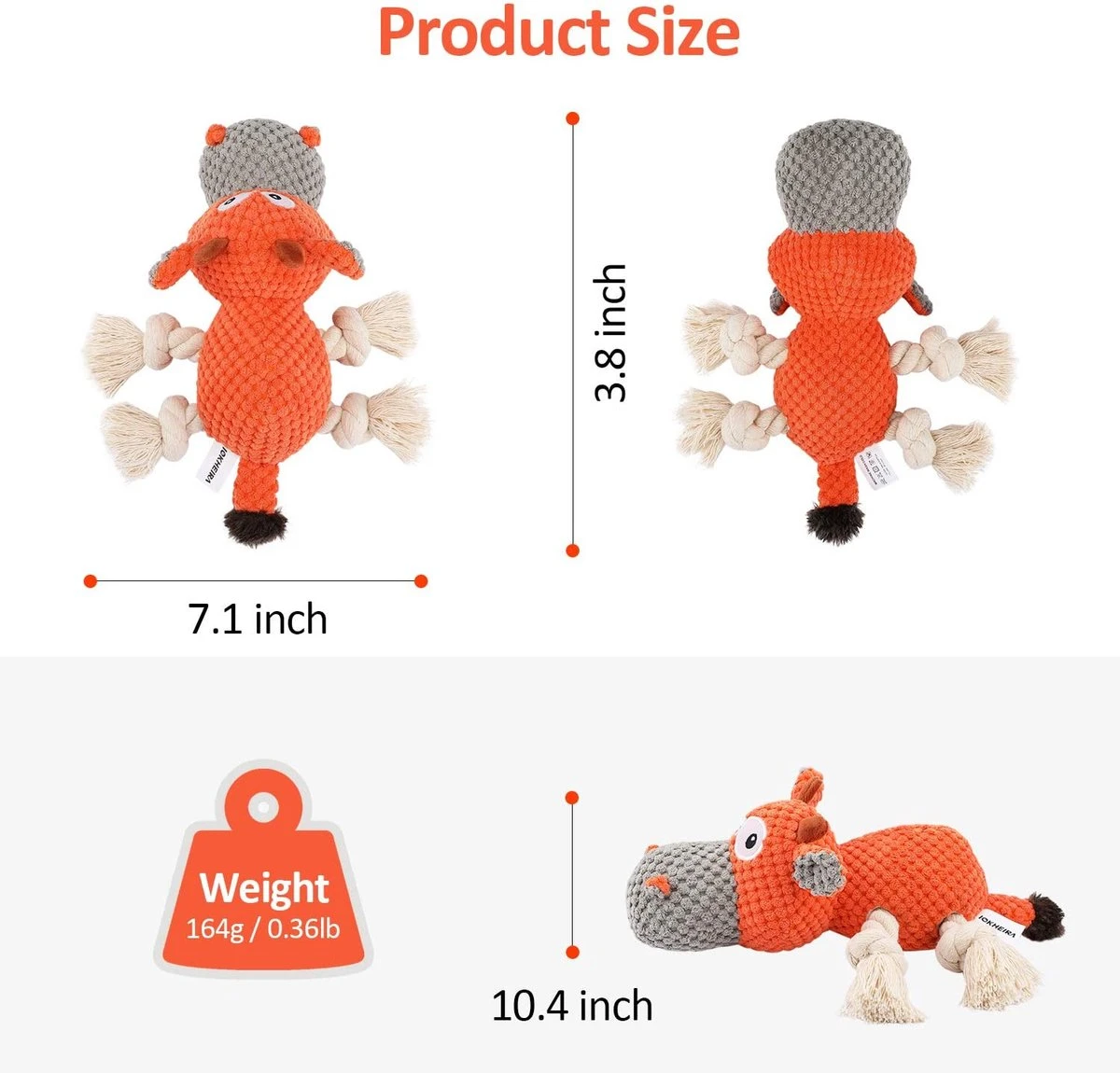 Merkloos Hondenknuffel - Interactief Piepspeelgoed Voor Honden - Teddy - Stoer Hondenkauwspeelgoed - Met Katoenen Materiaal En Gekreukt Papier - Hondenspeelgoed Voor Grote En Kleine Honden 3 Merkloos Hondenknuffel - Interactief Piepspeelgoed Voor Honden - Teddy - Stoer Hondenkauwspeelgoed - Met Katoenen Materiaal En Gekreukt Papier - Hondenspeelgoed Voor Grote En Kleine Honden - Afbeelding 3