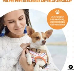 Vulpes Pets® Ultrasone Anti Blaf Apparaat – 3-in-1 Anti Blaf Apparaat Pro - Diervriendelijk & Zonder Schok - Alternatief Anti Blafband - Voor Kleine & Grote Honden - Audio - Flashlight - USB-Oplaadbaar -Hondenbenodigdheden 1200x1151 2