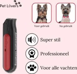 Pet Lovers - Hondentondeuse - Hondentondeuse - Automatische Inhalerende Haren - Dierentondeuse - Hondentrimmer - Hondentondeuse Dikke Vacht - Tondeuse Voor Honden - Hondentondeuse - Draadloos - 2 Opzetkammen - Honden En Katten Tondeuse -Hondenbenodigdheden 1200x1153 3