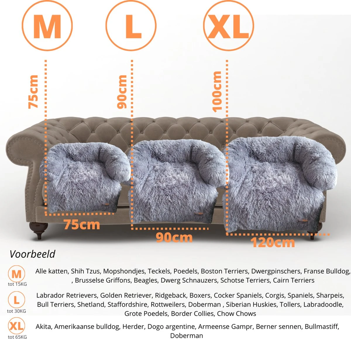 Origineel Hondendeken Voor Bank– Hondenkleed Fluffy – Pluche Hondenbed - Hondenmand Premium - Volledig Afritsbaar 8 Origineel Hondendeken Voor Bank– Hondenkleed Fluffy – Pluche Hondenbed - Hondenmand Premium - Volledig Afritsbaar - Afbeelding 8