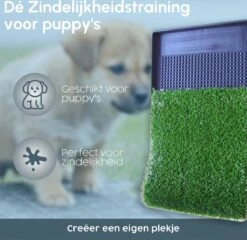 Merkloos Gtrise Hondentoilet Met 2 Matten - Out/Indoor - Zindelijkheidstraining Ebook - Dieren Wc -Hondenbenodigdheden 1200x1164 4