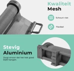 Château Animaux® - Tot 180cm Breed Traphekje Oprolbaar Hond - Stijlvolle Oplossing - Dieren Hek - Honden Hek 15 Château Animaux® - Tot 180cm Breed Traphekje Oprolbaar Hond - Stijlvolle Oplossing - Dieren Hek - Honden Hek -Hondenbenodigdheden 1200x1165 14