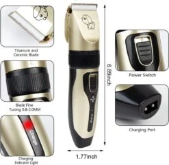 Merkloos Professionele Dierentondeuse - Scheerapparaat Voor Honden En Katten - Trimmer - 4 Opzetstukken - Oplaadbaar - Draadloos - Stil - Verschillende Haar En Vachtlengtes - Haartrimmer - Hondentrimmer - Honden Trimmer - Honden Knippen - Haren Knippen 17 Merkloos Professionele Dierentondeuse - Scheerapparaat Voor Honden En Katten - Trimmer - 4 Opzetstukken - Oplaadbaar - Draadloos - Stil - Verschillende Haar En Vachtlengtes - Haartrimmer - Hondentrimmer - Honden Trimmer - Honden Knippen - Haren Knippen -Hondenbenodigdheden 1200x1167 5