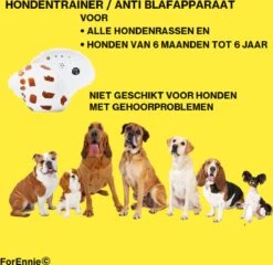 Merkloos Ultrasone Hondentrainer - Anti Blafapparaat | Anti Blaf Apparaat | Anti Blafband | Dierendag | Trainer | Design | Schelp | Retro | Blafband Voor Honden -Hondenbenodigdheden 1200x1167 6