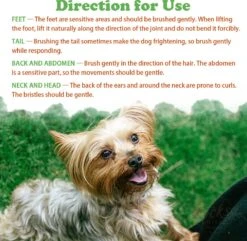 Merkloos Nobleza Dierenborstel - Hondenborstel - Kattenborstel - Tweezijdig - Dubbelzijdig - Hout - Maat L -Hondenbenodigdheden 1200x1170 1