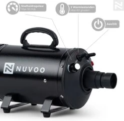 Nuvoo Professionele Hondenföhn / Waterblazer / Hondenborstel Met 3 Opzetstukken - Verstelbare Vermogen Tot 2200W - Warme / Koude Stand - Zwart 11 Nuvoo Professionele Hondenföhn / Waterblazer / Hondenborstel Met 3 Opzetstukken - Verstelbare Vermogen Tot 2200W - Warme / Koude Stand - Zwart -Hondenbenodigdheden 1200x1171 4