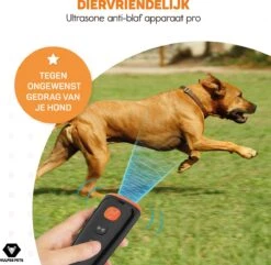 Vulpes Pets® Ultrasone Anti Blaf Apparaat – 3-in-1 Anti Blaf Apparaat Pro - Diervriendelijk & Zonder Schok - Alternatief Anti Blafband - Voor Kleine & Grote Honden - Audio - Flashlight - USB-Oplaadbaar -Hondenbenodigdheden 1200x1172 2