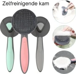 Pakeway T9 - Kattenborstel - Zelfreinigende Kattenkam - Roze - Massageborstel - 19,3 Cm 12 Pakeway T9 - Kattenborstel - Zelfreinigende Kattenkam - Roze - Massageborstel - 19,3 Cm -Hondenbenodigdheden 1200x1174 1