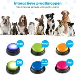 BFreshPets Praatknop Voor Honden - 6 Stuks - Dogbuttons - Hondenspeelgoed - Honden Training - Laat Uw Huisdier Spreken -Hondenbenodigdheden 1200x1175 6