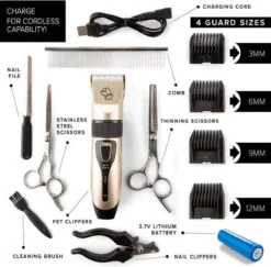 Complete Hondentondeuse Set - Draadloos Tondeuse - Scheerapparaat Voor Je Hond Of Kat - Huisdier Trimmer - Professionele Dierentondeuse - Dieren Verzorging - 11 Complete Hondentondeuse Set - Draadloos Tondeuse - Scheerapparaat Voor Je Hond Of Kat - Huisdier Trimmer - Professionele Dierentondeuse - Dieren Verzorging - -Hondenbenodigdheden 1200x1180 2