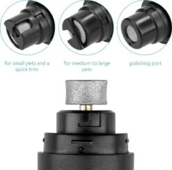 Navaris Elektrische Nagelvijl Voor Huisdieren - Met Diamanten Vijlkop - Voor Honden, Katten En Konijnen - Ook Voor Vogelsnavels - Draadloos -Hondenbenodigdheden 1200x1184 4