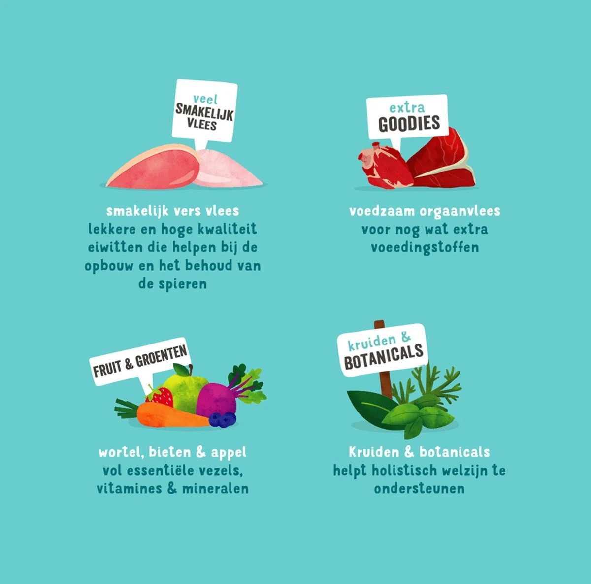 Edgard & Cooper Hondenvoer Multipack Kip - Wild - Lam 6 X 400 Gr 10 Edgard & Cooper Hondenvoer Multipack Kip - Wild - Lam 6 X 400 Gr - Afbeelding 10